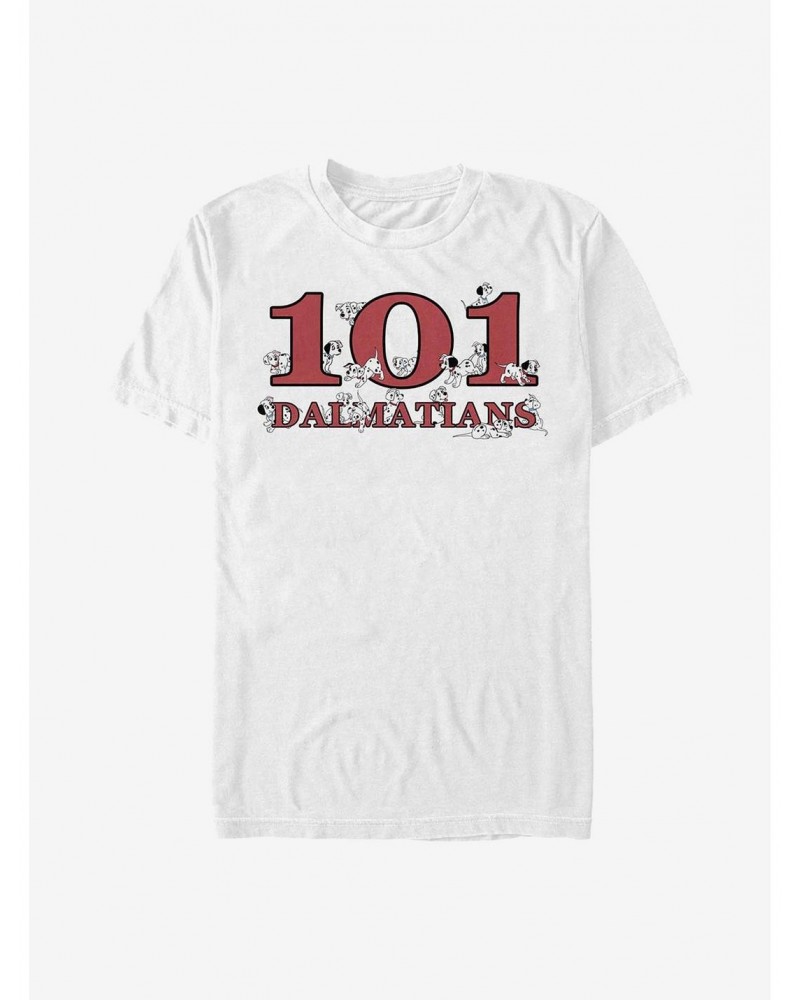 Disney 101 Dalmatians Logo Pups T-Shirt $10.99 T-Shirts