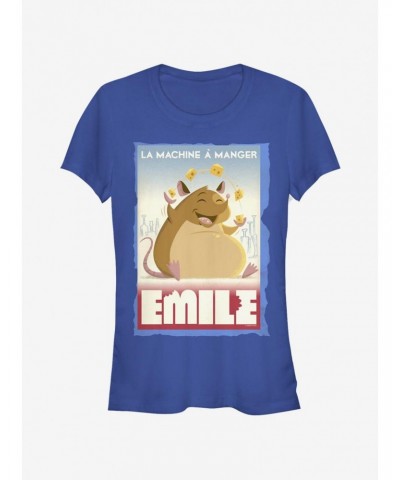 Disney Pixar Ratatouille Eating Machine Emile Poster Girls T-Shirt $11.70 T-Shirts