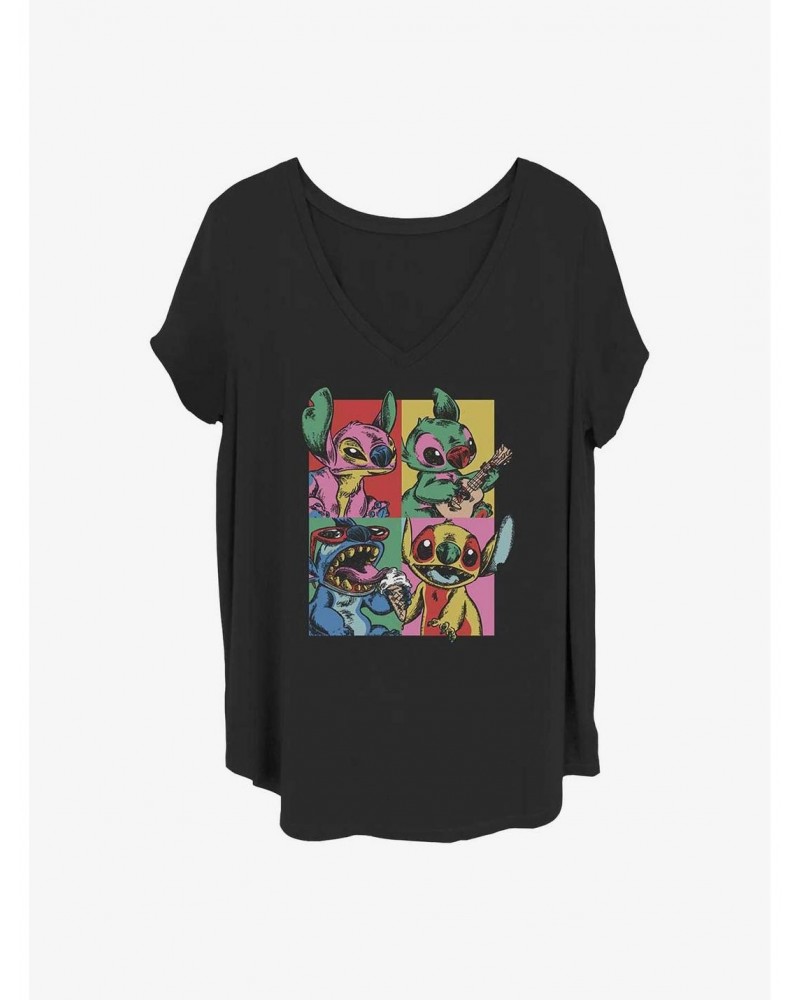 Disney Lilo & Stitch Grunge Stitch Girls T-Shirt Plus Size $9.25 T-Shirts