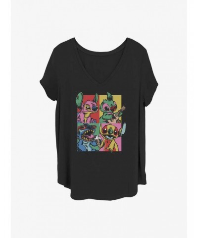 Disney Lilo & Stitch Grunge Stitch Girls T-Shirt Plus Size $9.25 T-Shirts