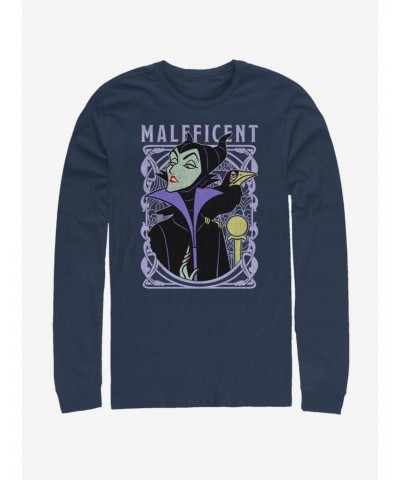 Disney Sleeping Beauty Maleficent Color Long-Sleeve T-Shirt $14.15 T-Shirts