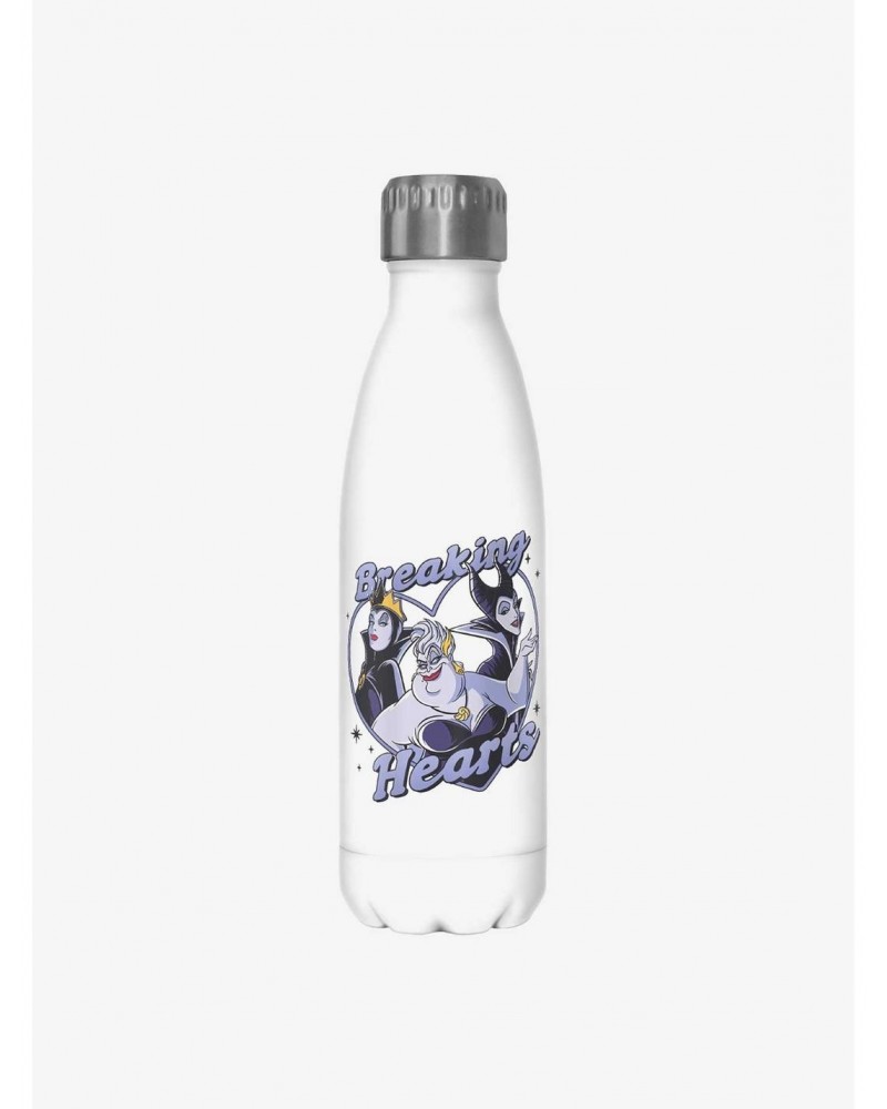 Disney Villains Breaking Hearts Water Bottle $9.46 Water Bottles