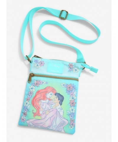 Loungefly Disney The Little Mermaid Ariel & Eric Passport Crossbody Bag $7.96 Bags