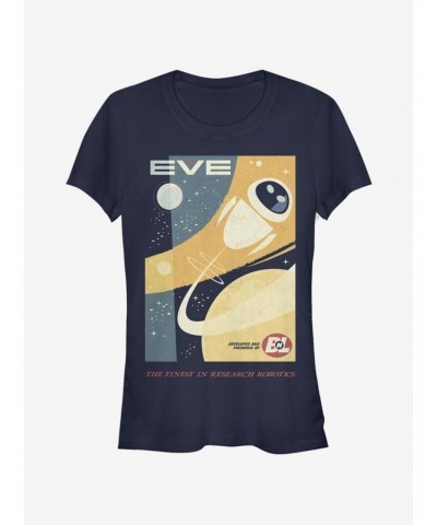 Disney Pixar Wall-E Eve Poster Girls T-Shirt $10.21 T-Shirts