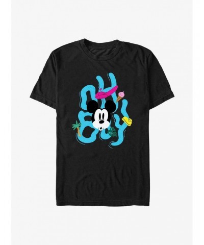 Disney Mickey Mouse Oh Boy Face T-Shirt $9.32 T-Shirts