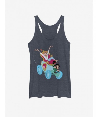 Disney Wreck-It Ralph Cinderella Vanellope Party Started Girls Tank $12.69 Tanks