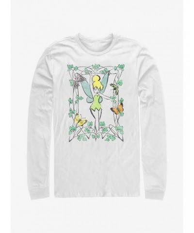 Disney Tinker Bell Illustration Long Sleeve T-Shirt $10.20 T-Shirts