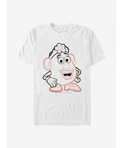 Disney Pixar Toy Story 4 Line Art Mrs. Potato T-Shirt $9.80 T-Shirts