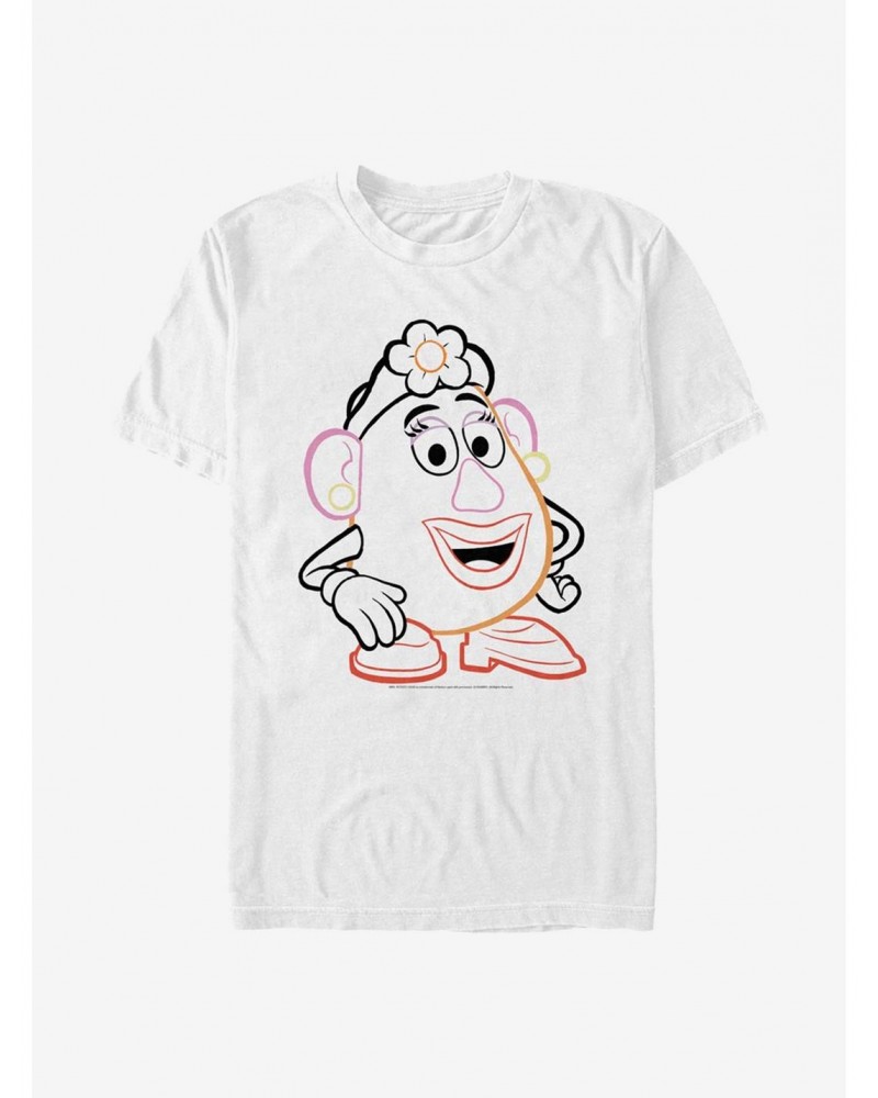 Disney Pixar Toy Story 4 Line Art Mrs. Potato T-Shirt $9.80 T-Shirts