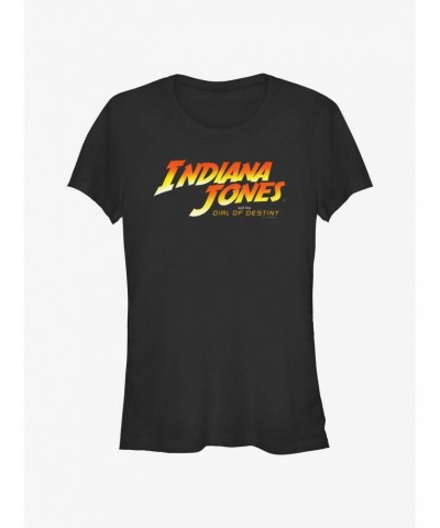 Indiana Jones and the Dial of Destiny Logo Girls T-Shirt $7.97 T-Shirts