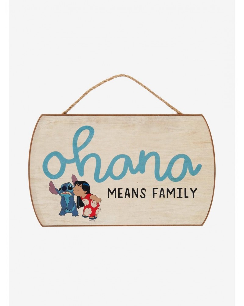 Disney Lilo & Stitch Ohana Door Sign $4.00 Door Signs