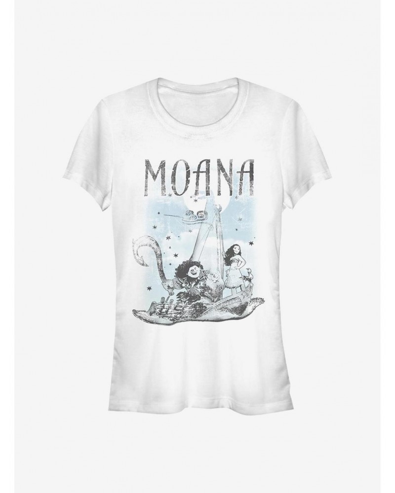 Disney Moana Sea Adventures Girls T-Shirt $11.21 T-Shirts