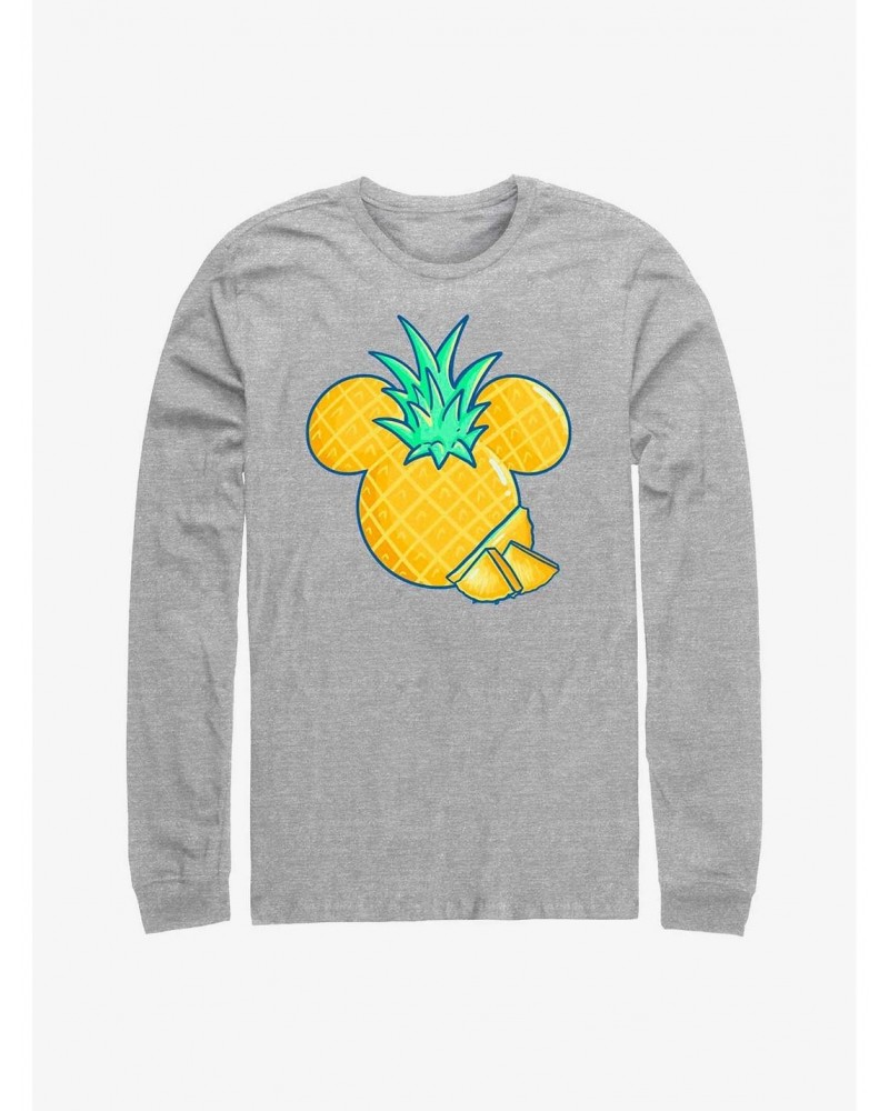 Disney Mickey Mouse Pineapple Long-Sleeve T-Shirt $13.49 T-Shirts