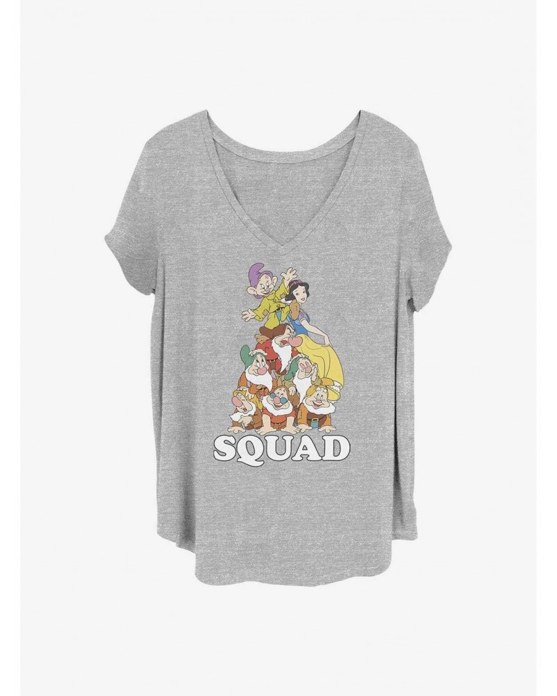 DIsney Snow White and the Seven Dwarfs Squad Dwarfs Girls T-Shirt Plus Size $10.12 T-Shirts