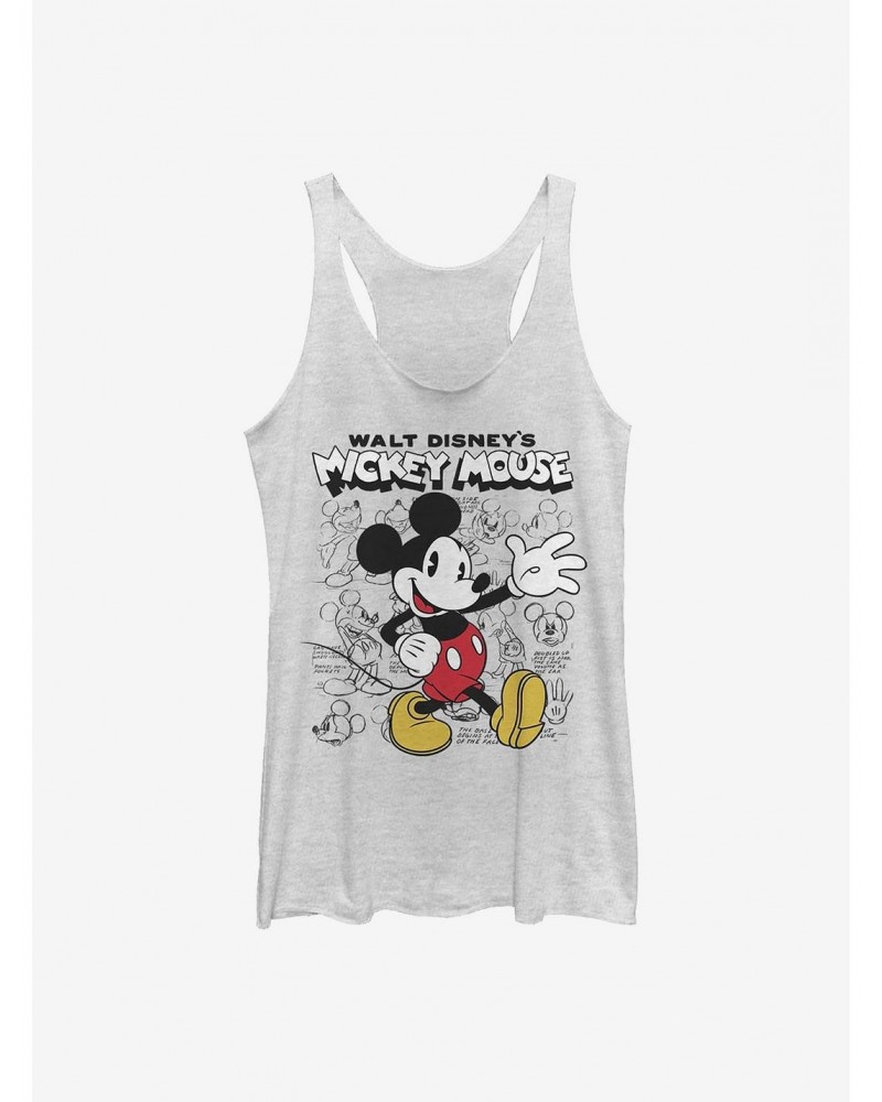 Disney Mickey Mouse Sketchbook Girls Tank $7.77 Tanks