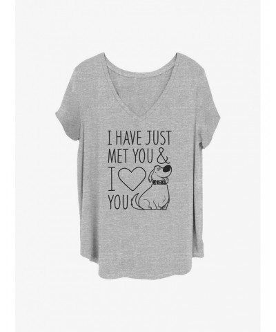 Disney Pixar Up I Love You Girls T-Shirt Plus Size $10.98 T-Shirts