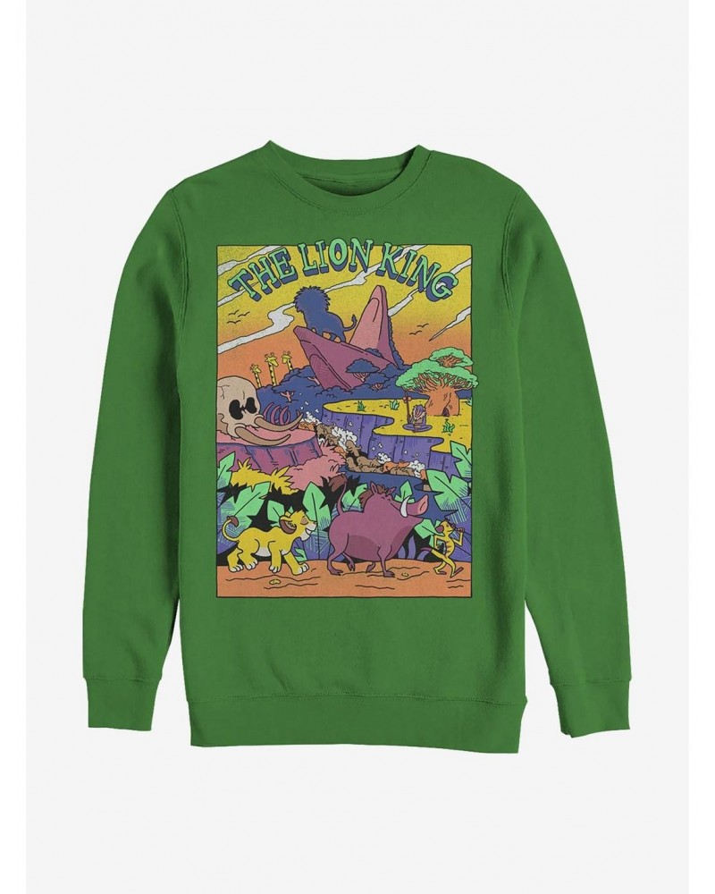 Disney The Lion King Lion Legend Crew Sweatshirt $12.55 Sweatshirts