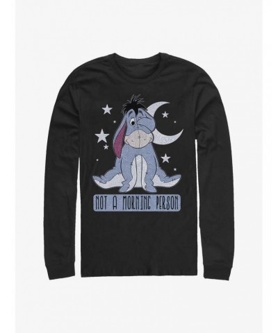 Disney Winnie The Pooh Eeyore Not A Morning Person Long-Sleeve T-Shirt $12.83 T-Shirts