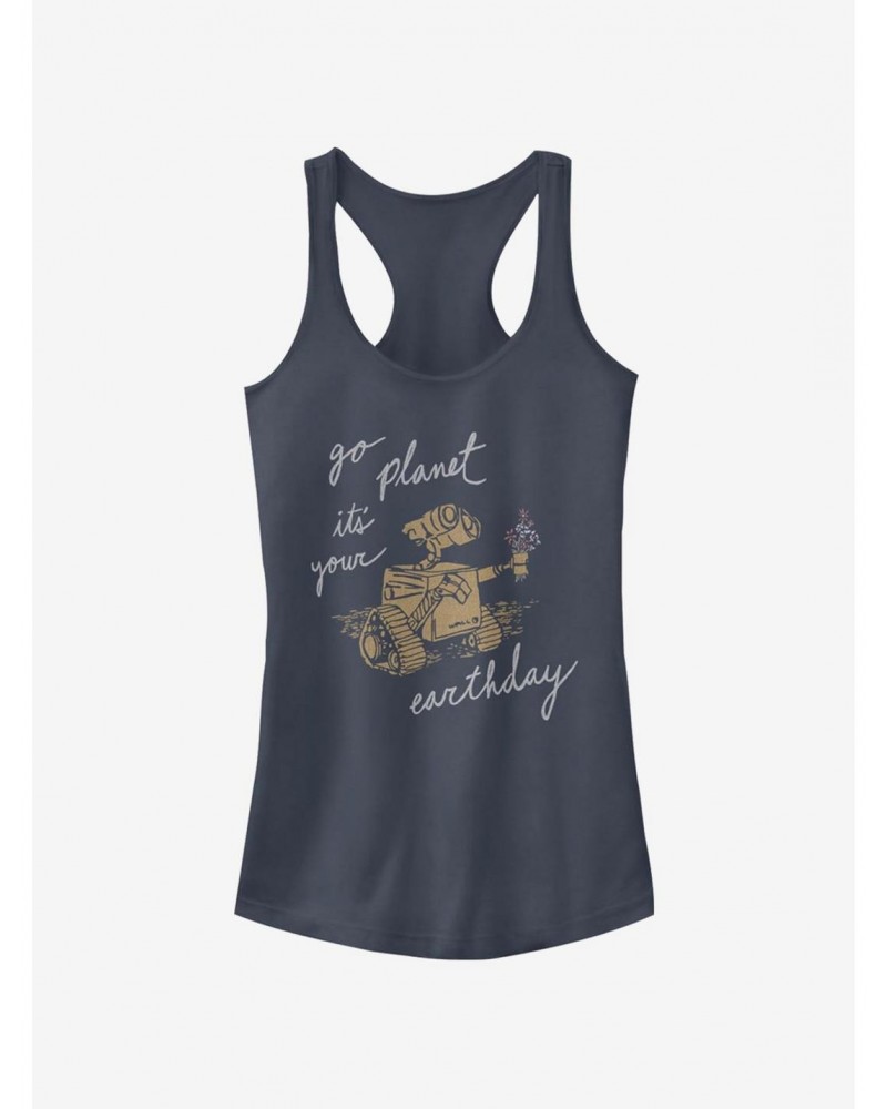 Disney Pixar Wall-E Earth Day Redux Girls Tank $11.45 Tanks