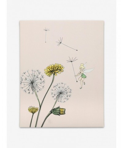 Disney Tinker Bell Flowers Canvas Wall Décor $20.46 Décor