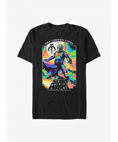 Star Wars The Book Of Boba Fett Living Legend T-Shirt $8.13 T-Shirts