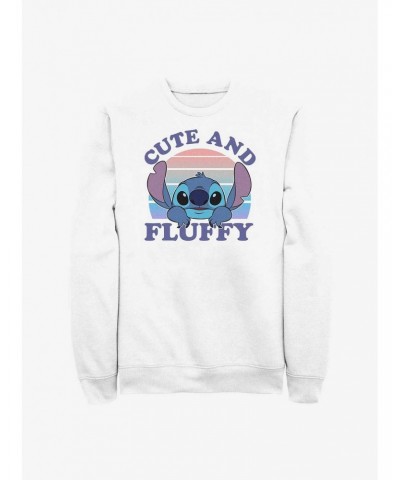 Disney Lilo & Stitch Cute And Fluffy Crew Sweatshirt $16.61 Sweatshirts