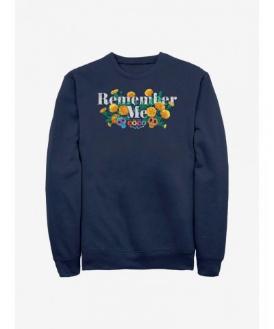 Disney Pixar Coco Remember Me Marigolds Crew Sweatshirt $13.65 Sweatshirts