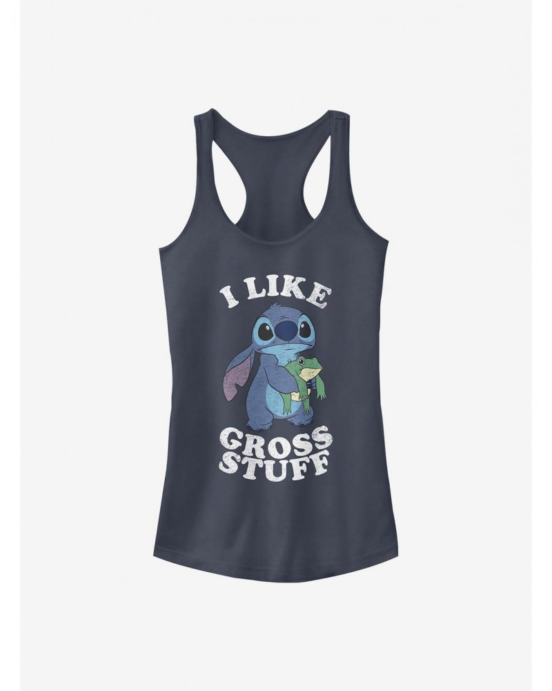 Disney Lilo & Stitch I Like Gross Stuff Stitch Girls Tank $7.72 Tanks