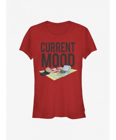 Disney Lilo & Stitch Current Mood Lilo Girls T-Shirt $11.21 T-Shirts