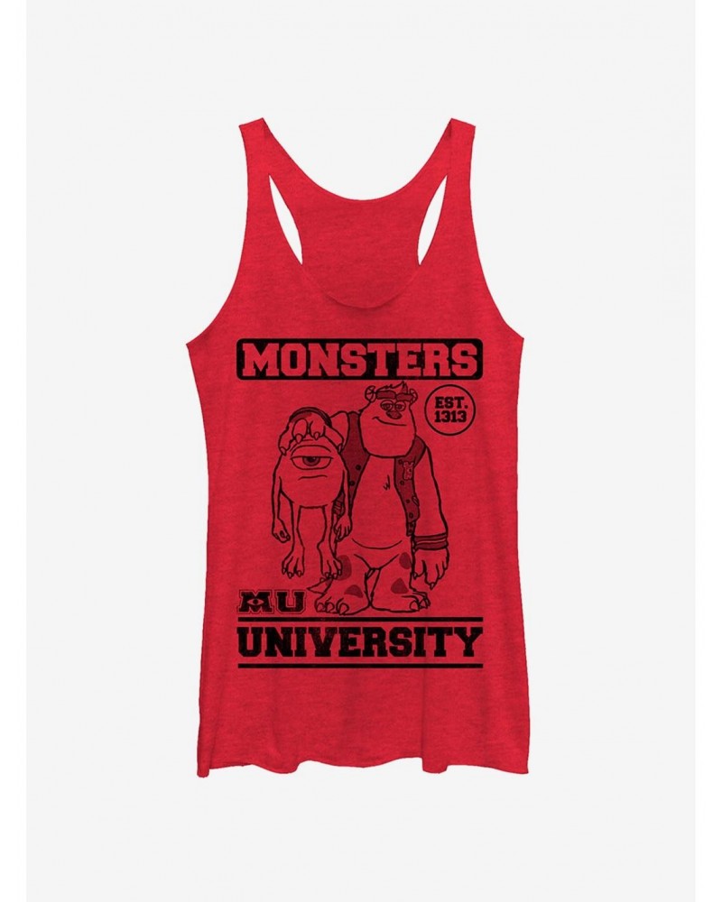 Disney Pixar Monsters Inc College Friends Est. 1313 Girls Tank Top $12.95 Tops