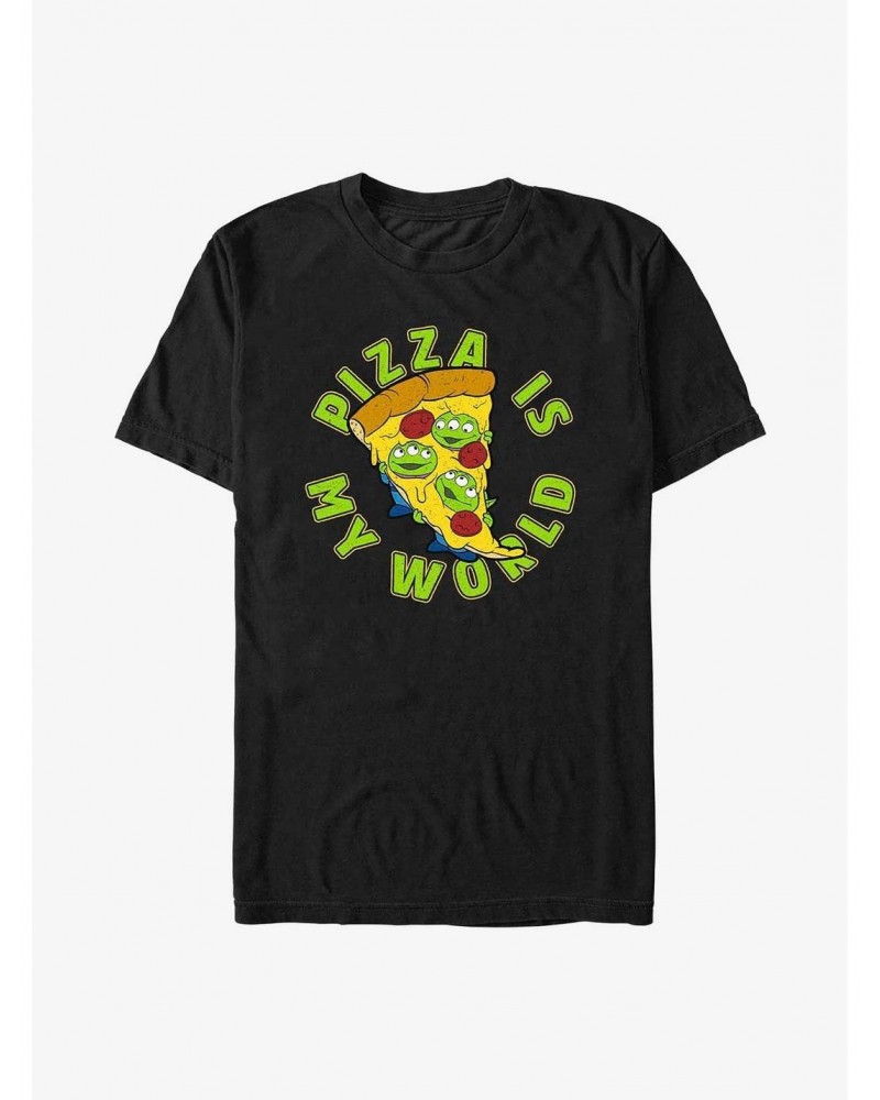 Disney Pixar Toy Story Pizza Is My World T-Shirt $8.60 T-Shirts