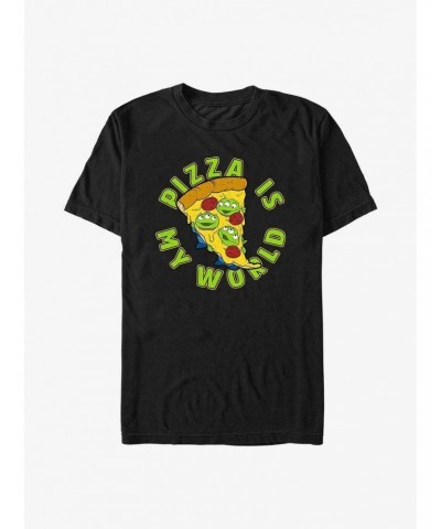 Disney Pixar Toy Story Pizza Is My World T-Shirt $8.60 T-Shirts