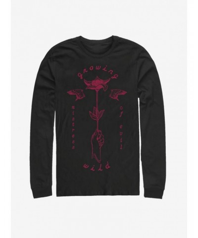 Disney Maleficent: Mistress of Evil Growing Wild Rose Long-Sleeve T-Shirt $12.17 T-Shirts