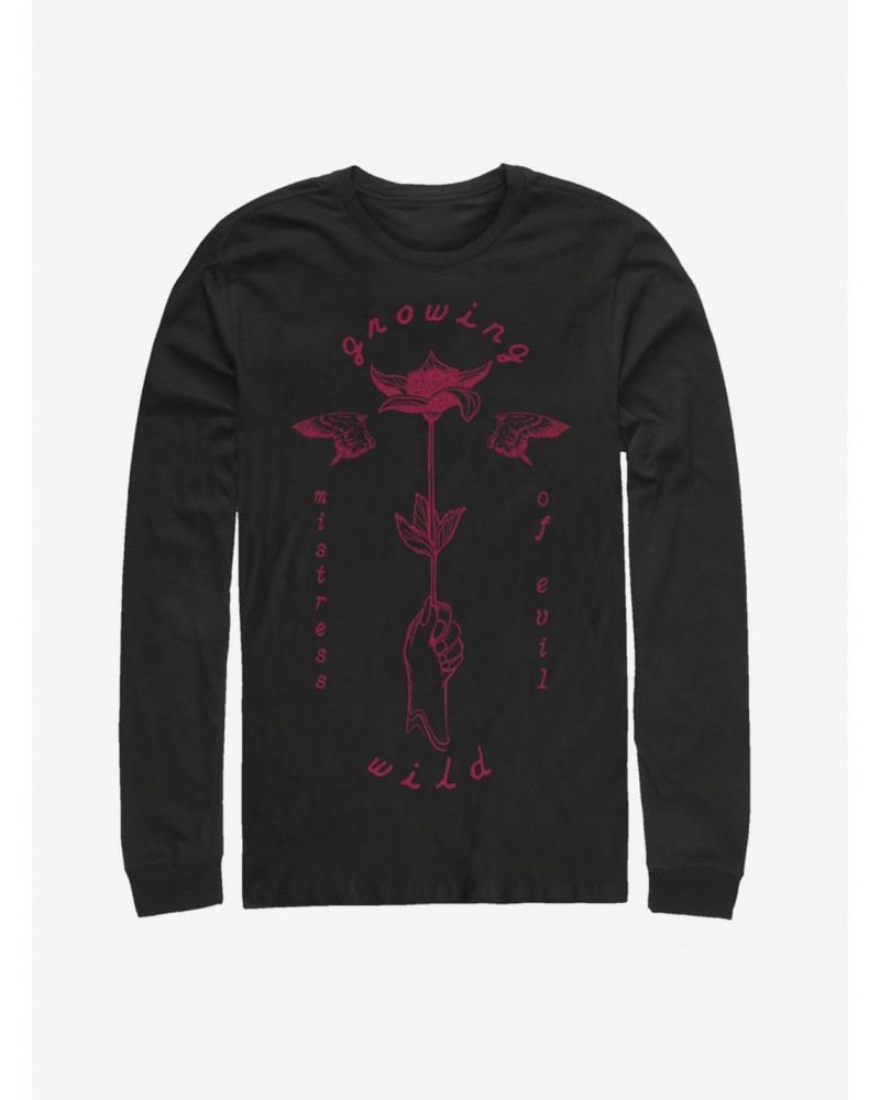 Disney Maleficent: Mistress of Evil Growing Wild Rose Long-Sleeve T-Shirt $12.17 T-Shirts