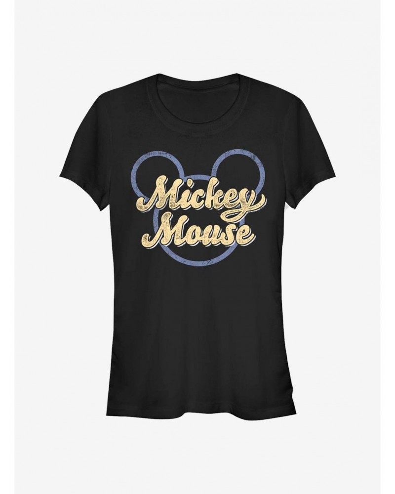 Disney Mickey Mouse Mickey Script Girls T-Shirt $11.45 T-Shirts