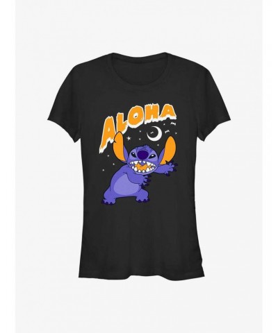 Disney Lilo & Stitch Spooky Aloha Girls T-Shirt $8.96 T-Shirts