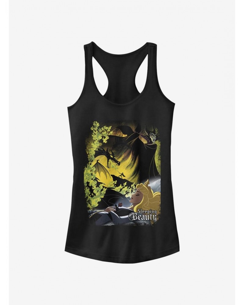 Disney Sleeping Beauty Sleeping Poster Girls Tank $8.96 Tanks