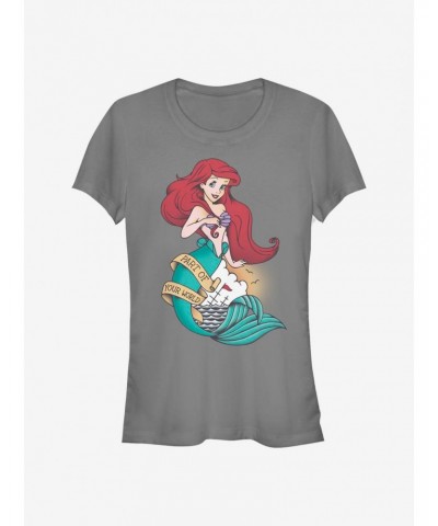 Disney The Little Mermaid Sailor Ariel Girls T-Shirt $12.20 T-Shirts