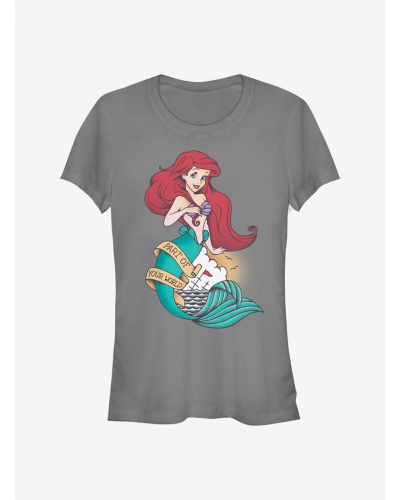 Disney The Little Mermaid Sailor Ariel Girls T-Shirt $12.20 T-Shirts