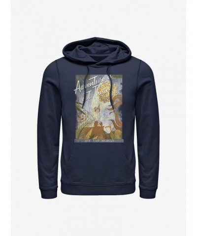 Disney Pixar Up Travel Poster Hoodie $13.47 Hoodies