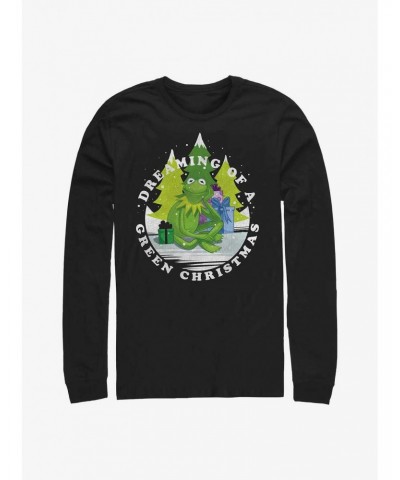 Disney The Muppets Green Christmas Long Sleeve T-Shirt $10.53 T-Shirts