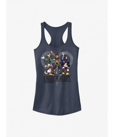 Disney Kingdom Hearts Heart Frame Girls Tank $11.21 Tanks