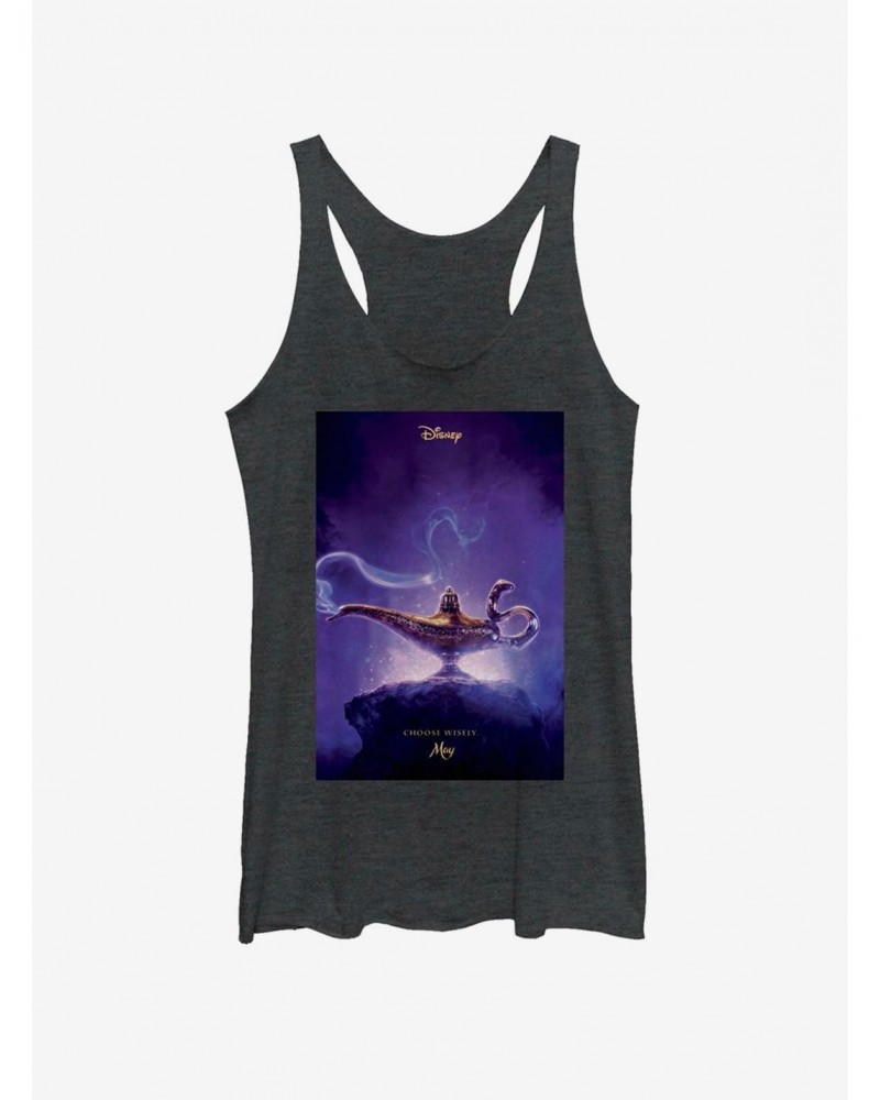 Disney Aladdin 2019 Aladdin Live Action Poster Girls Tank $12.95 Tanks