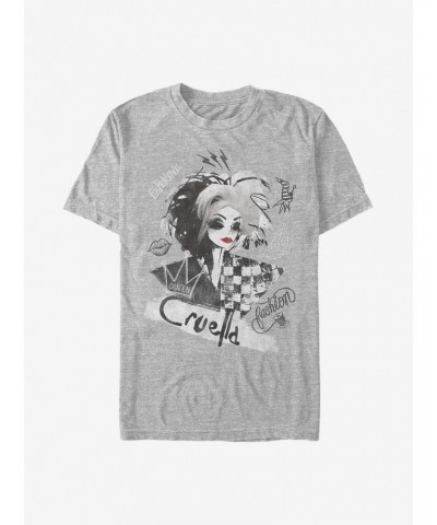 Disney Cruella Artsy Cruella T-Shirt $8.37 T-Shirts