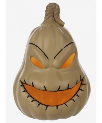 Disney Nightmare Before Christmas Oogie Boogie Light Up 10-inch Pumpkin $7.56 Pumpkins