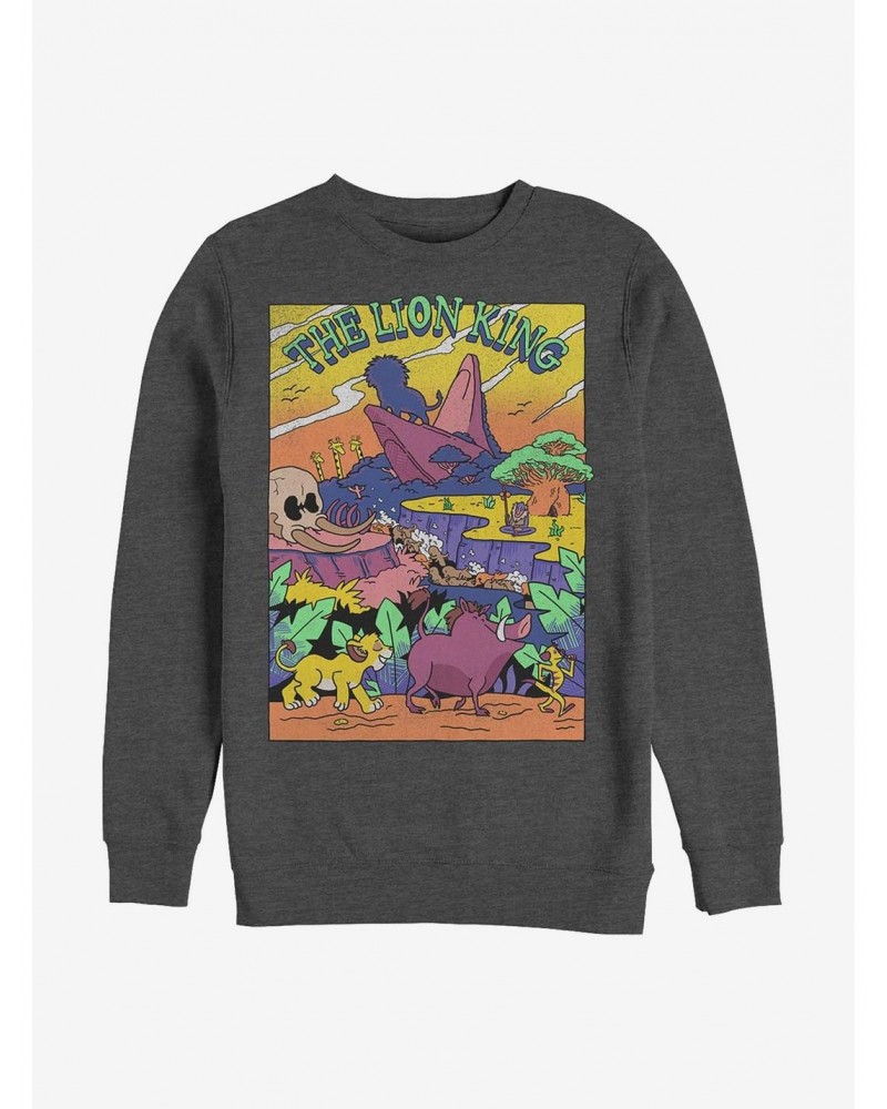 Disney The Lion King Lion Legend Crew Sweatshirt $12.55 Sweatshirts