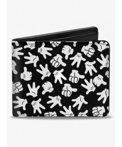 Disney Mickey Mouse Hand Gestures ScatteBifold Wallet $9.41 Wallets