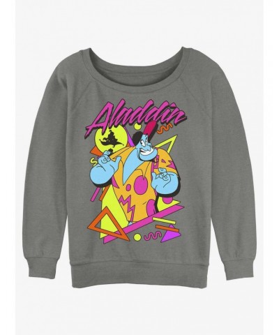 Disney Aladdin Genie On Vacation Girls Slouchy Sweatshirt $18.08 Sweatshirts