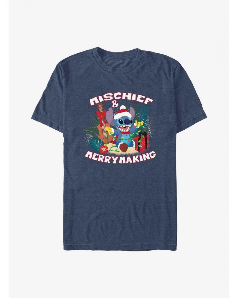 Disney Lilo & Stitch Mischief And Merrymaking T-Shirt $8.37 T-Shirts