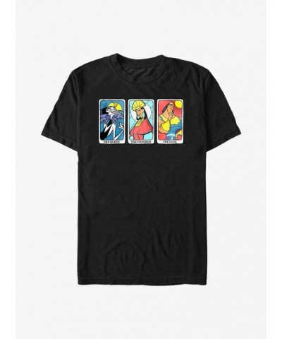 Disney The Emperor's New Groove Yzma, Kuzco, & Kronk Tarot Cards T-Shirt $9.08 T-Shirts